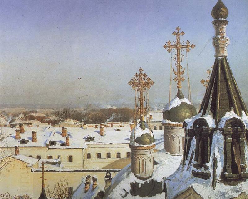 Sergei Svetoslavsky View from the Window of the Moscwo College of Painting China oil painting art